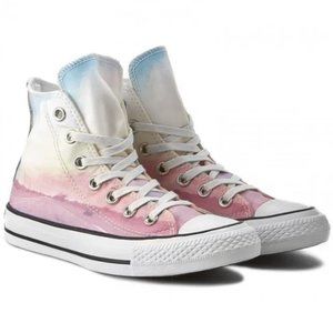 NWOT Converse Sunset Watercolor Sneaker Hi-Top All Star Size 5